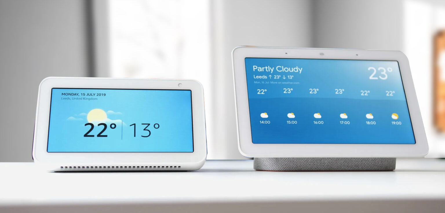 Google Nest Hub vs. Amazon Echo Show