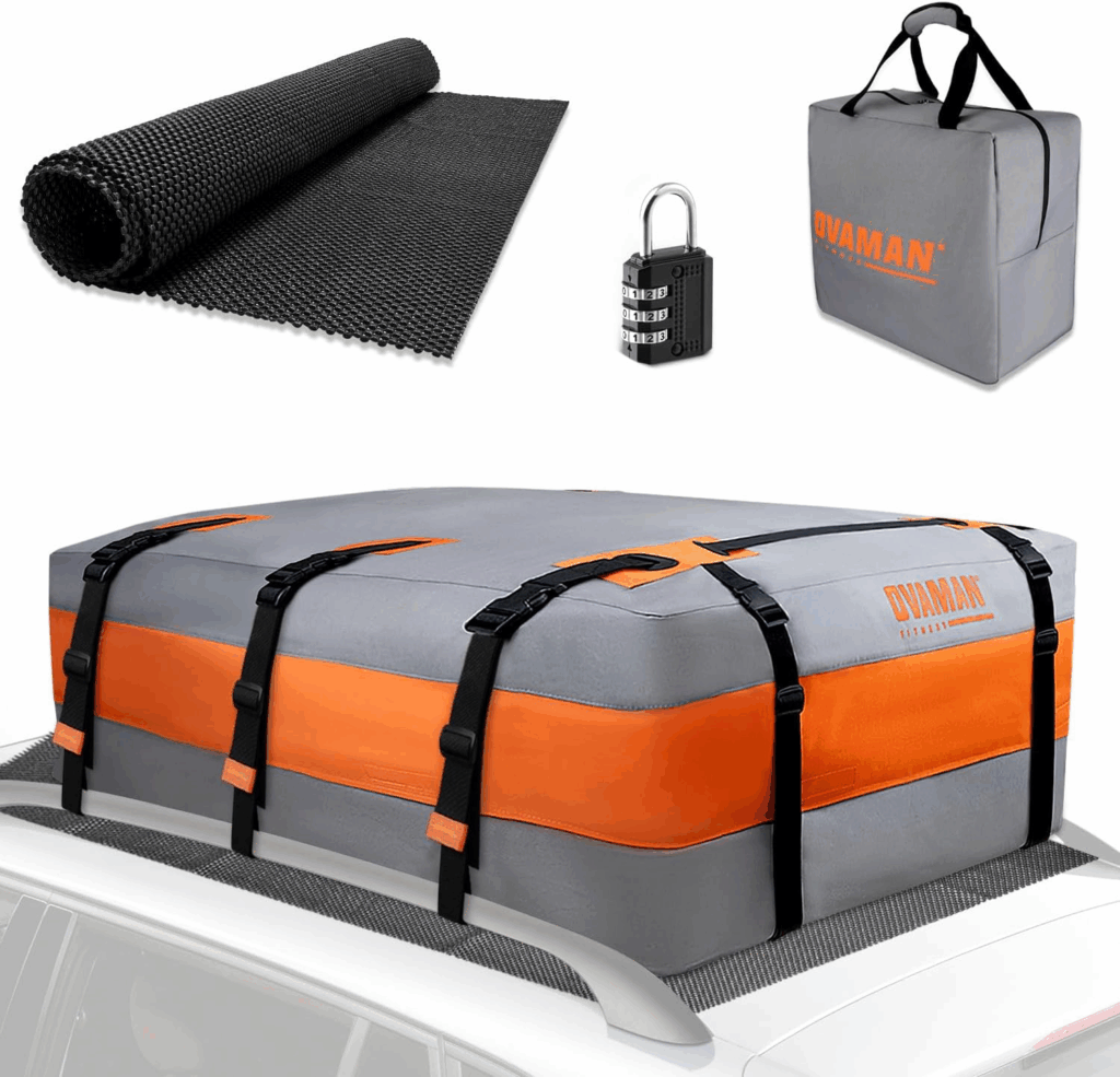 Fanz rooftop cargo storage bag for cars on Amazon