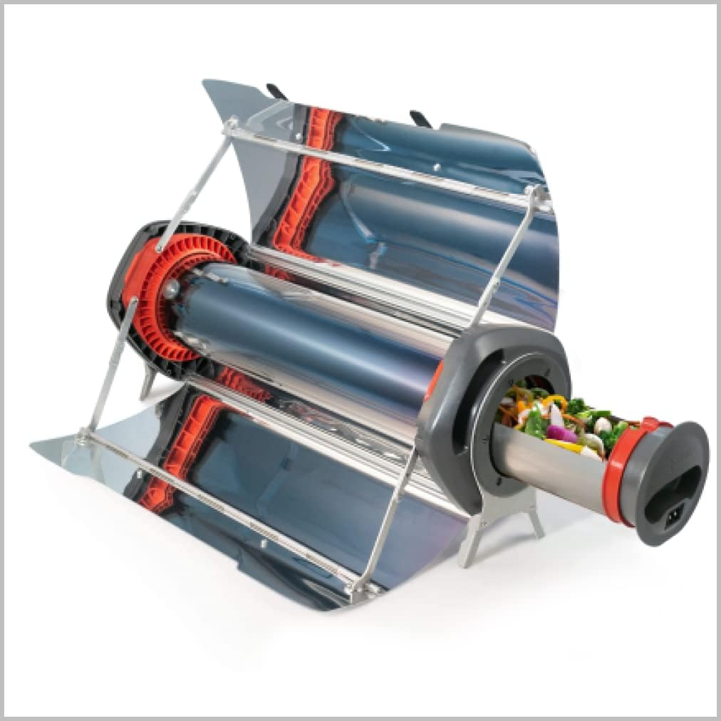 solar powered oven for outdoor cooking and camping