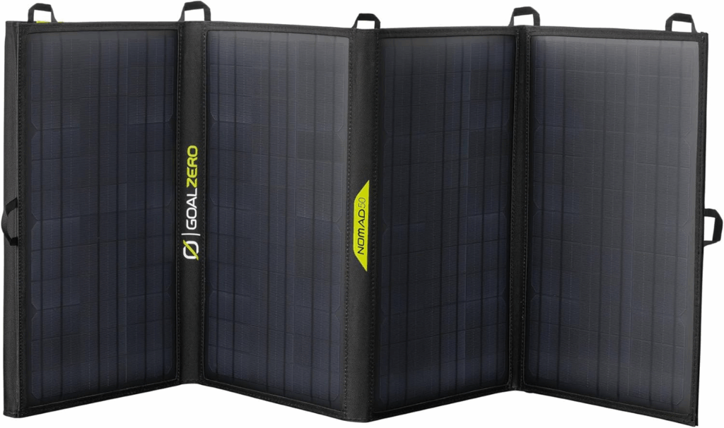 portable solar panel gadget for home and camping use