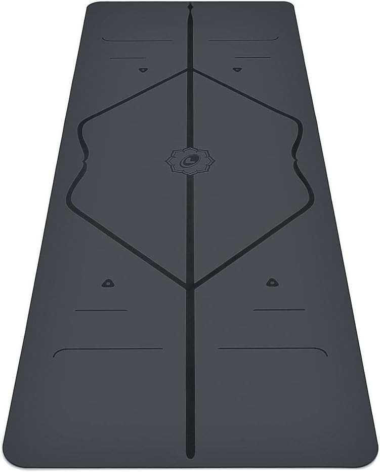Liforme Original Yoga Mat, 72.8 by 26.8 inches, 0.16-inch thick, made of natural rubber, eco-friendly, non-slip